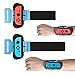 MoKo Cinturini da Polso Compatibile con Just Dance 2022 2021 2020, Switch Sports, Zumba Burn It Up, Fitness Boxing, 2 Pezzi Cinturino Regolabile per Impugnature
