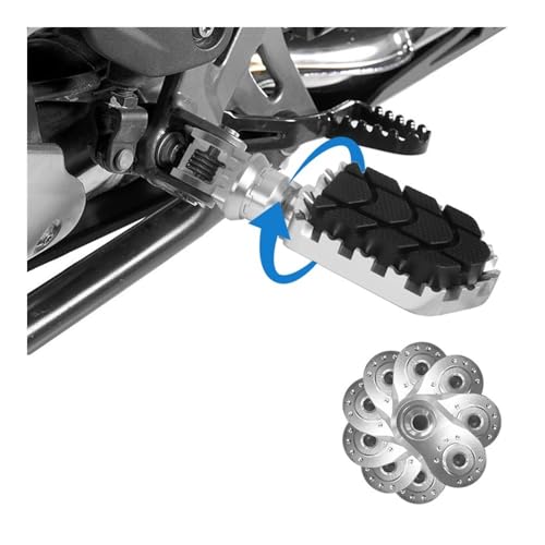 Repose-Pieds Moto Anti-Glisse R1200 R1250 GS F750 F850GS Sécurité