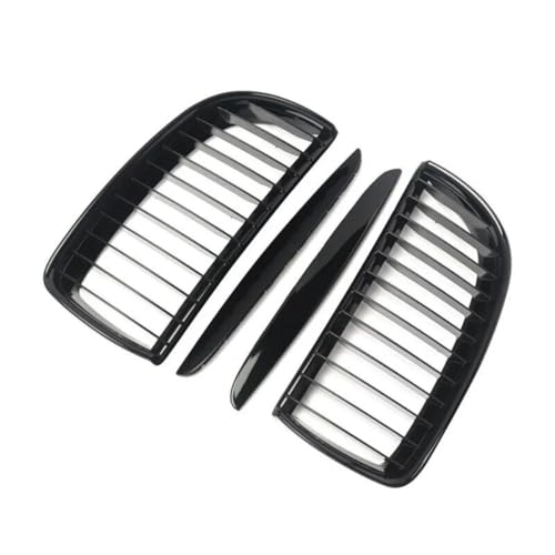 Grilles de calandre pour BMW Série 3 E90 E91 2005-2008 noir brillant