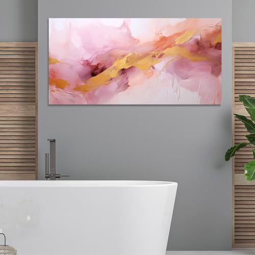Art mural sur toile de marbre moderne grand tableau abstrait encadré - 5