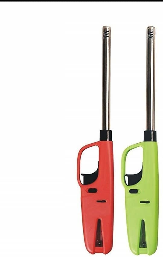 Roseleaf Roseleaf Adjustable Flame Gas Lighter with Gas Refill Kitchen Lighter Pack of 2