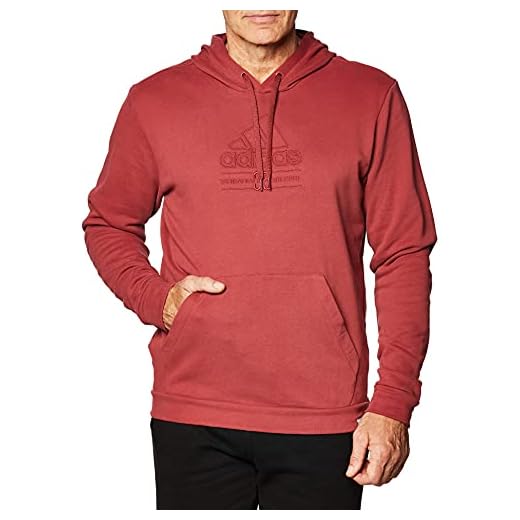 Adidas herr M Bb Hooded Sweat huvtröja, Legred, XS