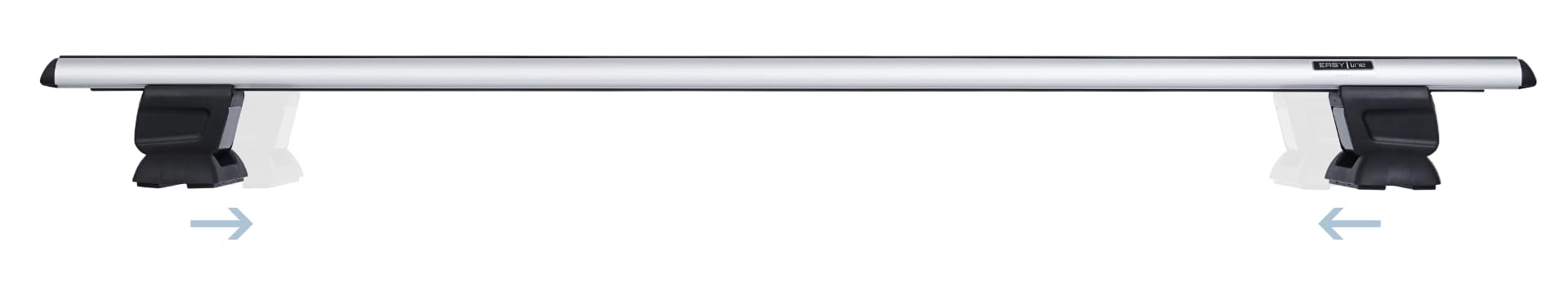 Bacas Barras de Techo Puntos Compatible con Mercedes-Benz Clase C W204 SEDÁN 2007-2014 MAX 90 kg 135 cm Aluminio