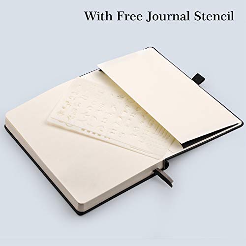 RETTACY-Dotted-Notebook-A5-Dotted-Grid-Journal-with-256-Pages120gsm-Thick-Paper8-Perforated-PagesSmooth-PU-LeatherInner-Pocket575--838