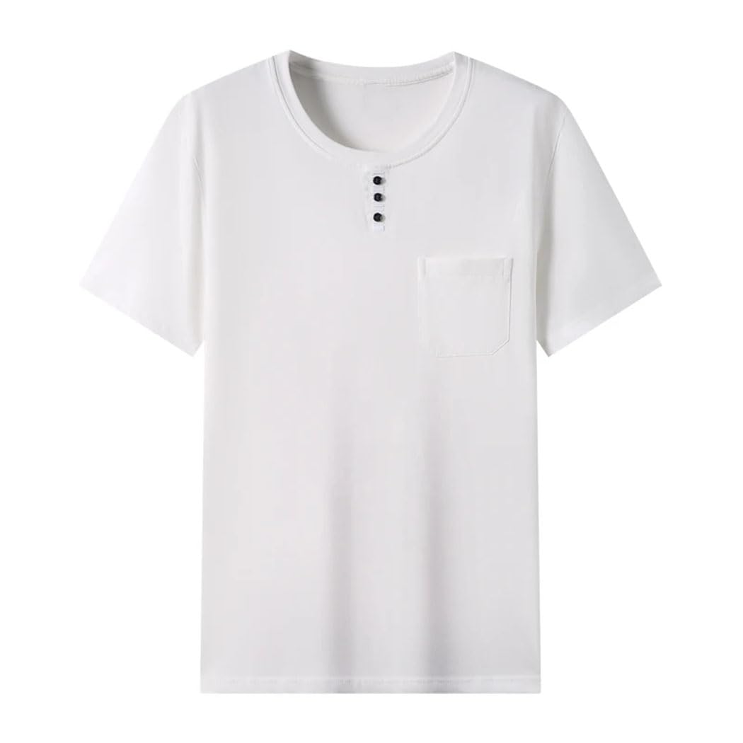 Męskie T-shirty Męska Koszulka Z Krótkim Rękawem Casual Męskie Topy