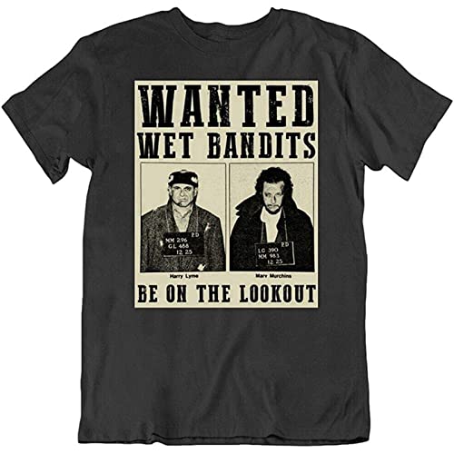 PLNSSCS Men's Wet Bandits Home Alone Funny Joe Pesci Fan Parody T Shirt(X-Large)