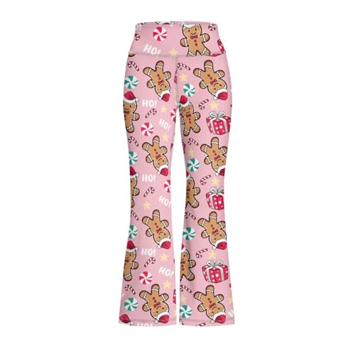 Image of Girls Flare Leggings Cute Bell Bottoms for Teen Girls Wide Leg Sweatpants for 5-14 T