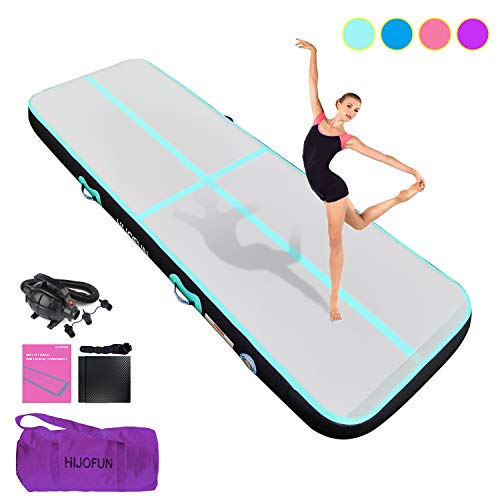 HIJOFUN Premium Air Track 16ftx3.3ftx8in Airtrack Gymnastics Tumbling Mat Inflatable Tumble Track