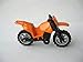 Lego Motorcycle Dirtbike -Orange- Loose Minifigure Accessory/Vehicle