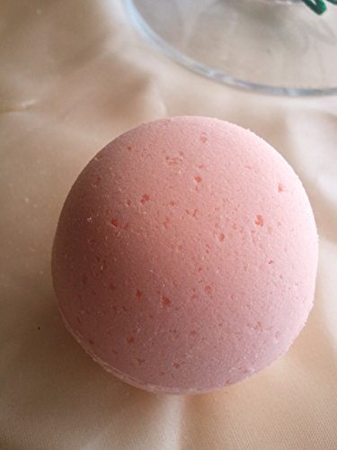 3 Luxury Bath Bomb Fizzies, Large 5 Oz Each, Handmade, Fresh, Natural in The USA with Shea & Cocoa Butter, Ultra Moisturizing, Great for Dry Skin (Ginger Peach)