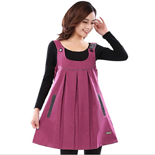 WEIHFN Delantal de protección radiológica para Embarazadas, Radiación de Fibra de Metal de Gran tamaño de Moda, Ropa de protección, Radiación de protección 360 ° Cover