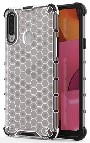 Image of Glasgow | for Samsung Galaxy A20s Honeycomb Dual Layer Hard Back Bumper Case Cover for Samsung Galaxy A20s - Black