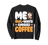 Coffee Lovers Owl Morning Coffee Addicts