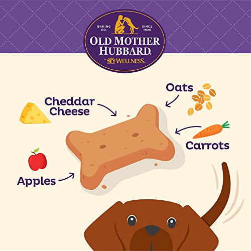 Old Mother Hubbard By Wellness Classic Bac'n'cheez Natural Dog Treats, Crunchy Oven-Baked Biscuits, Ideal For Training, Small Size, 20 Ounce Bag #TOP3