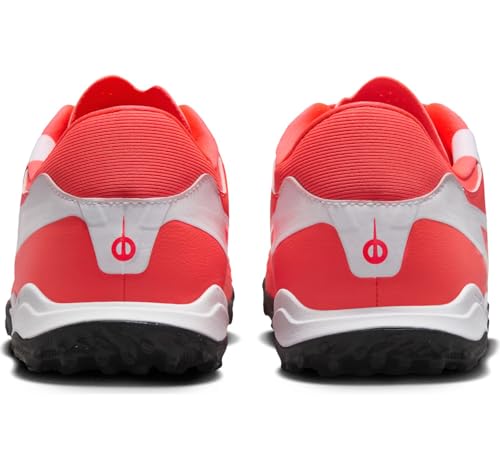 Nike Tiempo Legend 10 Academy Turf Low-Top Soccer Shoes (DV4342-800, Hot Lava/White)3