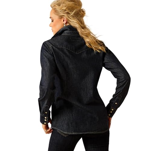 Ariat Women's Yellowstone Weekly Denim Shirt2