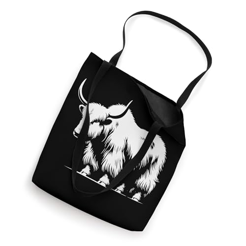 Bolso Tote Monocromático Yak Dad Mom Lover miniatura 2