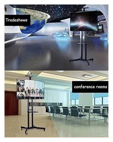 Soporte móvil para TV con ruedas ajustable miniatura 6