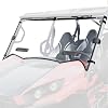SAUTVS Full Windshield for Kawasaki Teryx Teryx4, Clear Dustproof Durable Hard Coat Poly Vented Front Full Windshield for Kawasaki Teryx 800 / Teryx4 800 2016-2025 Accessories