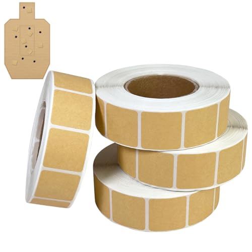 Guyuyii 4000Pcs Target Pasters - Self-Adhesive Target Stickers for Bullet Hole Repair - Durable, Portable Roll for Range Practice, Competitions and Home Use