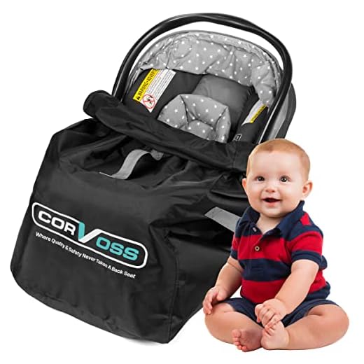 Car Seat Bags For Air Travel – Durable Infant Gate Check Bag For Car Seats – Universal Backpack Infant Carseat Bag Cover For Airplane – Secure Infant Car Seat Storage Bag For Better Traveling