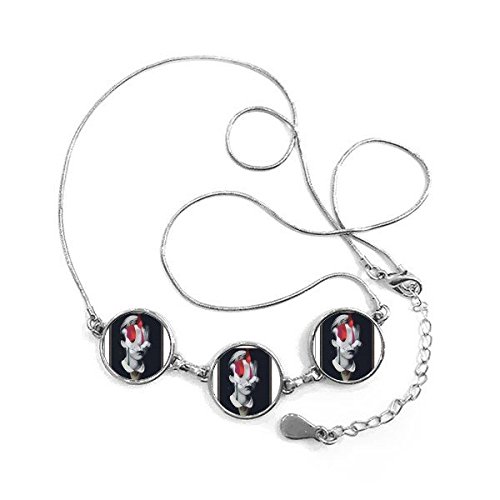 Bijoux collier pendentif rond motif peinture baroque abstrait femme