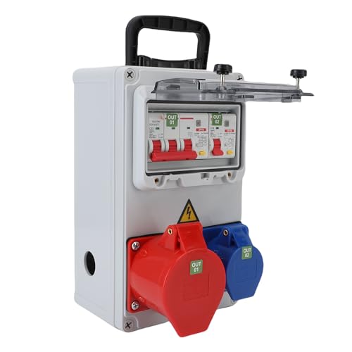 Boîte de distribution industrielle portable 250x150x100mm ABS étanche pour usines