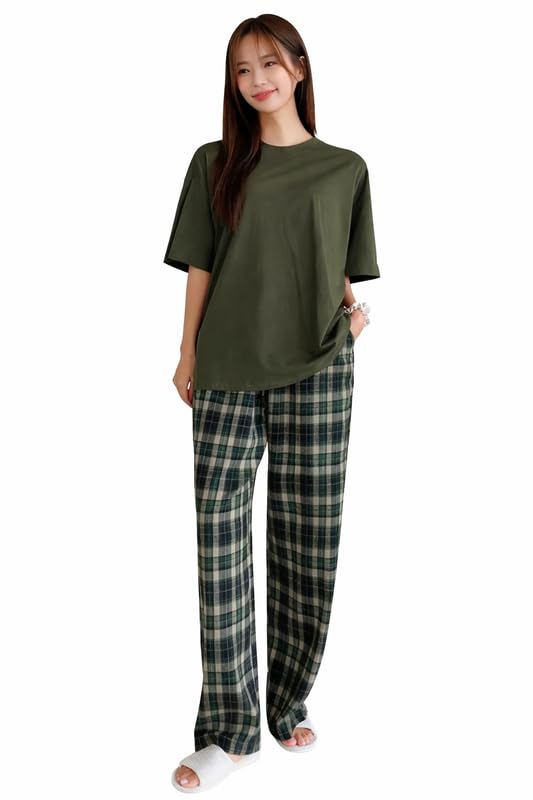 Image of KSHS Printed Round Neck Short Sleeve Nightsuit Set | Pajama Set | Casual Night Dress for Women