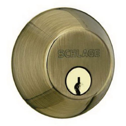 SCHLAGELOCK CO B60N609 AB Single Cylinder Deadbolt