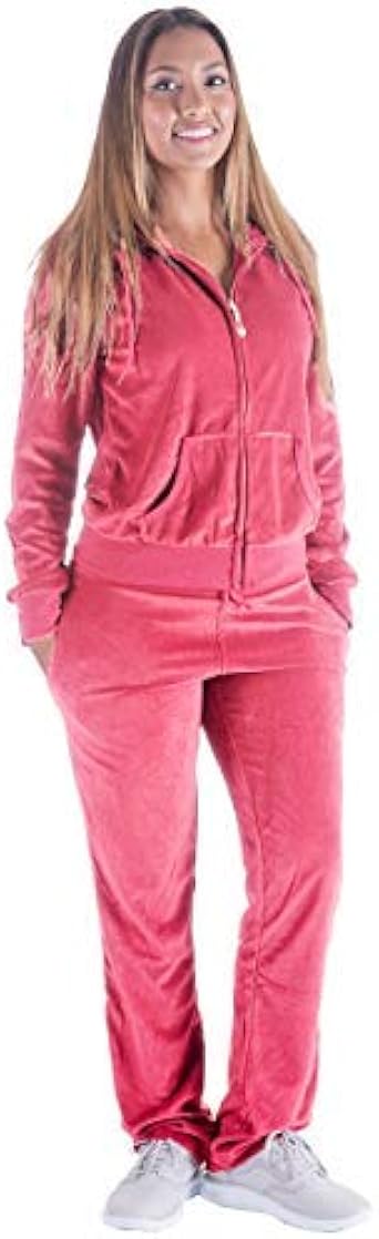 Pink velvet jogging suit Clearance