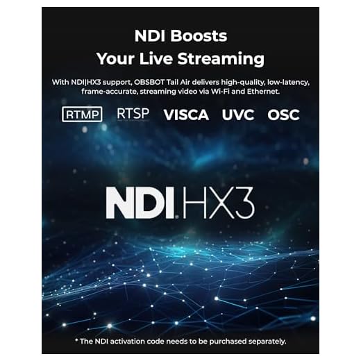 OBSBOT Tail Air 4K AI Tracking Camera