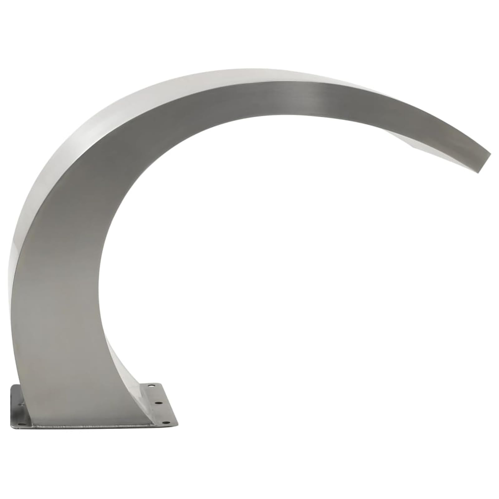 Homgoday Cascata per Piscina con LED in Acciaio Inossidabile, Fontana Decorativa per Laghetto o Piscina, IP68, 15 LED Bianchi, 2m Tubo PVC, 220-240V