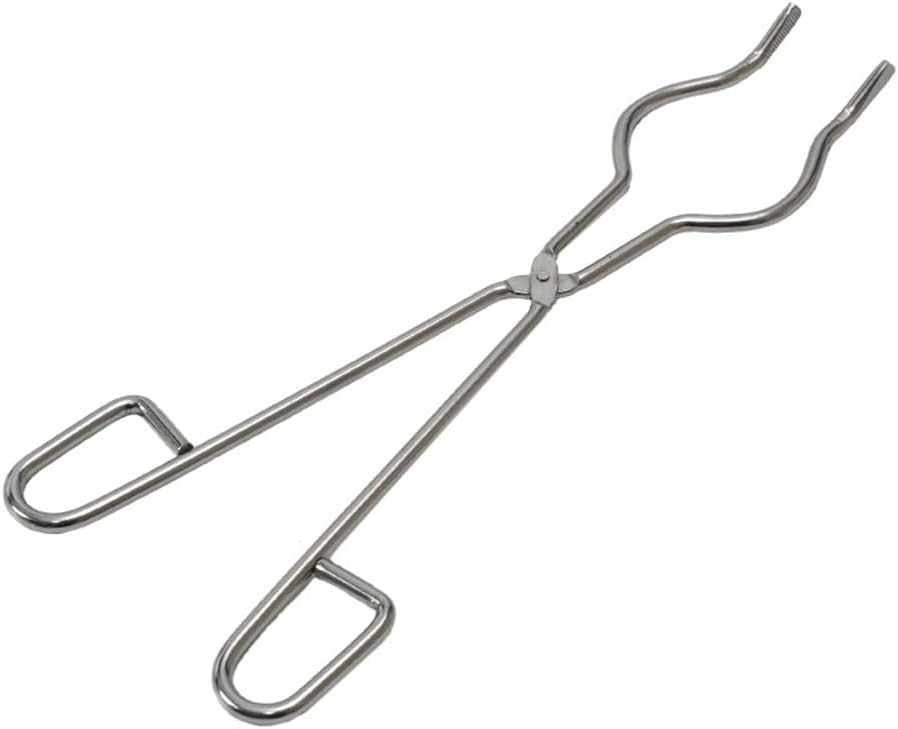 2 Pack Crucible Scissor Tongs Replacement Graphite Crucible Tongs Scissor Wire Tong Clips for Small Melting Ceramic Crucible Bowl Dish Cup Graphite Torch Melting Casting Kit Ingot Mold