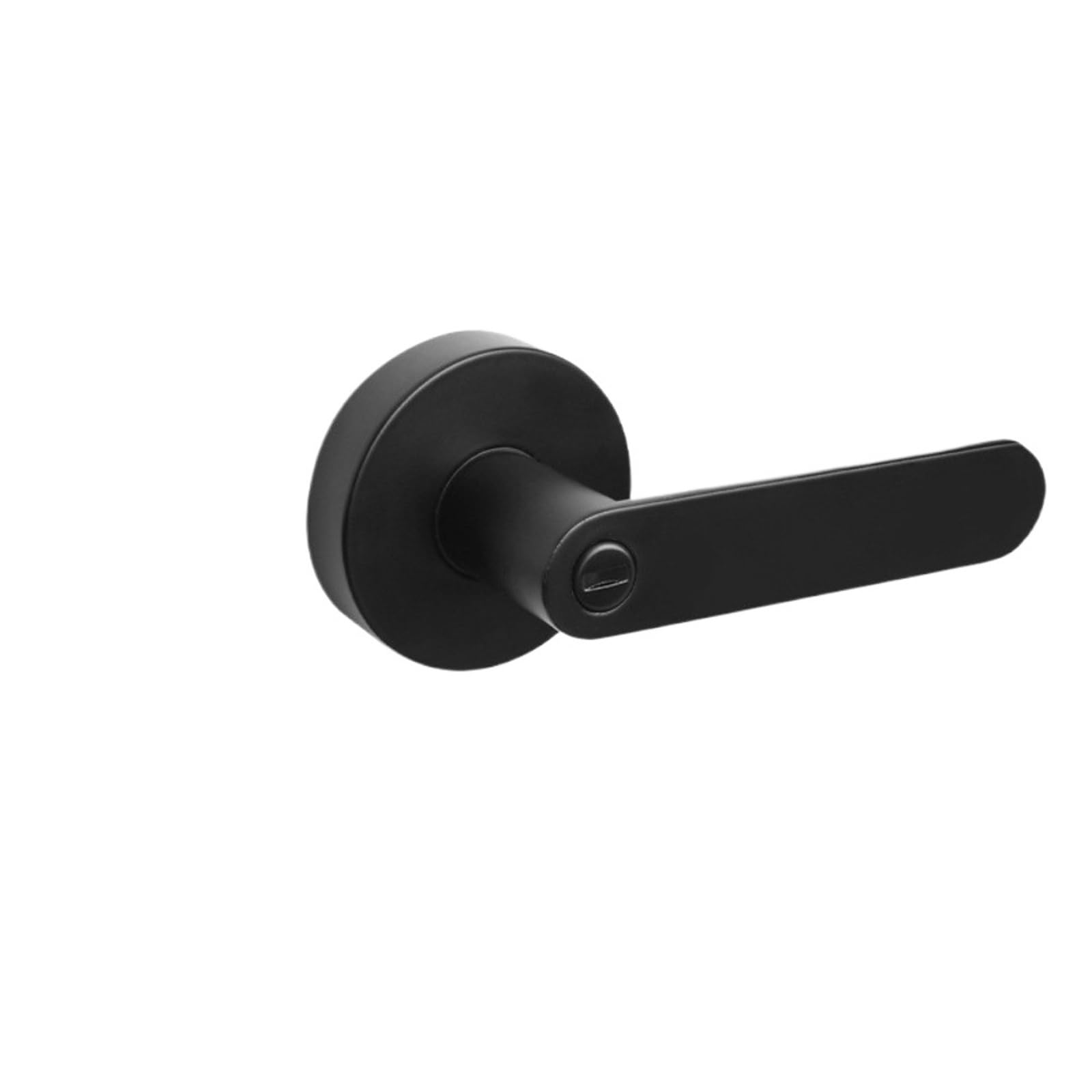 Serrure de porte sans clé noire en acier inoxydable pour les toilettes et la salle de bain