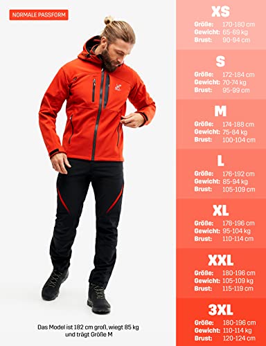 Foto von RevolutionRace Hiball Jacket für Herren, Atmungsaktive und Wasserabweisende Jacke für alle Outdoor-Aktivitäten, Autumn, XL