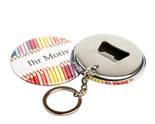Buttons de 58 mm con abrebotellas ideales para celebraciones familiares y llaveros de recuerdo