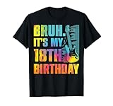 Photo Gallery chitarra tie dye bruh it s my 18th birthday per bambini e bambine maglietta Photo Gallery chitarra tie dye bruh it s my 18th birthday per bambini e bambine maglietta
