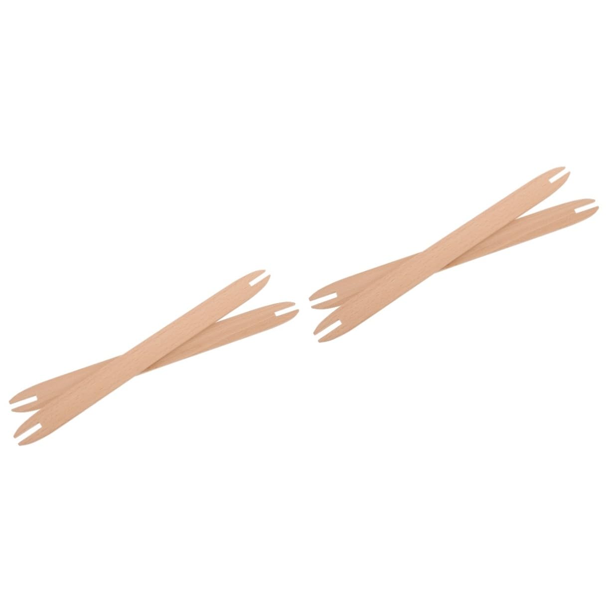 Angoily 5 Sätze DIY Webschiffchen Holz Strickwerkzeug Für Heimprojekte Für Häkeln Und Stricken Von Schals Und Pullovern Robuste Und Komfortable Oberfläche Für Bastelarbeiten 2 Stück * 5