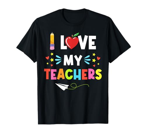 Teens Graduation I Heart My Teacher I Love My Teachers T-Shirt