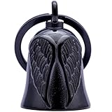 FELIMAI Motorcycle Angel Bell - bell for motorcycle, Motorcycle The Evil Road Spirits of The Road Will be trapped in The Bell (black)