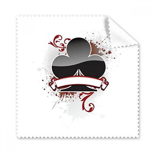 Cadeau original chiffon de nettoyage à motif de cartes à jouer pour écran