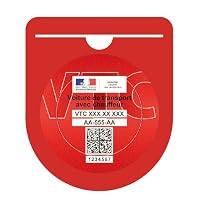 Porte-Carte Pare-Brise JCUGSBS - Support Pour Ticket, Assurance | 8 Pièces | Transparent Et Adhésif