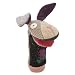 Cate and Levi 12" Handmade Bunny Hand Puppet (Premium Reclaimed Wool), Colors Will Vary