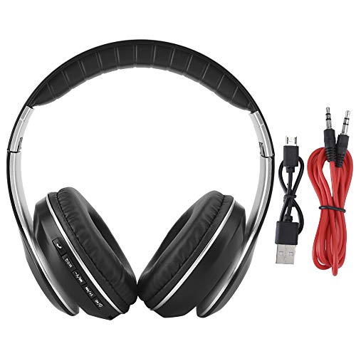 T osuny Gaming Headset Bluetooth 5.0 Headphones Subwoofer Large Capacity Stereo Headâ€‘Mounted Headset Premium Sound for Work/Game(Black)