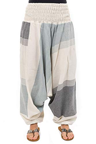 FANTAZIA Sarouel et Combishort Bandeau Elastique - Taille Unique Blanc/écru