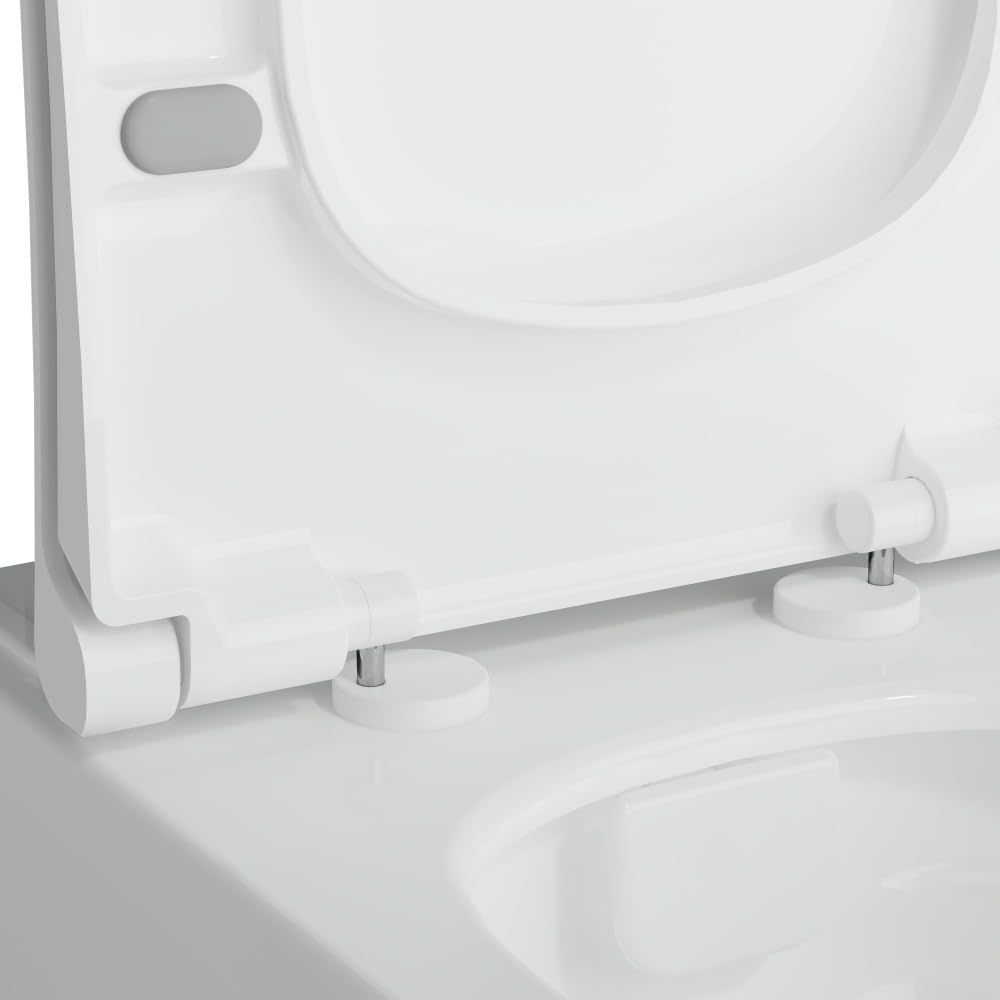 VitrA Integra Nuvoplast Abattant WC universel avec fermeture lente et retrait facile Blanc