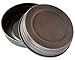 Oil Rubbed Bronze Vintage Reproduction Lids for Mason, Ball, Canning Jars (4 Pack, Wide Mouth)