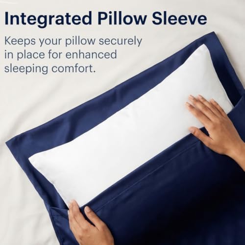 Image of Proberos Sleeping Bag Liner with Zipper Traveling Sheet Sack | Made of smooth polyester fabric, breathable and brings soft cozy touch for hotels or outdoor camping
