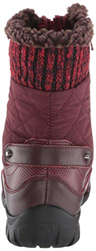 Propét Women's Delaney Frost Snow Boot, Bordo, 6.5 X-Wide #TOP2