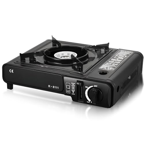 Estufa de gas con tapa vidrio 4 quemadores, estufa GLP cierre seguridad, mesa ahorro energía for cocina casera